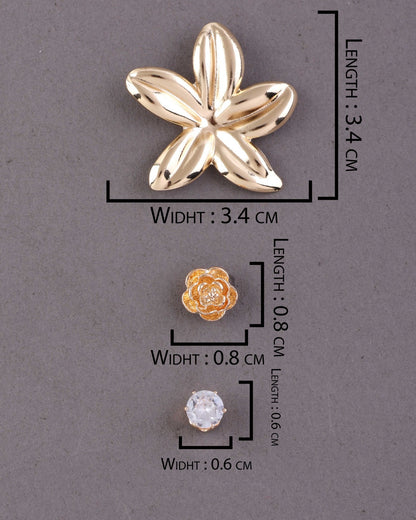 Mao Voguish Earring - Set of 3