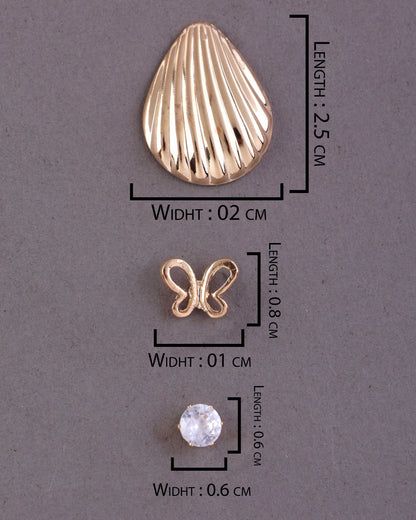 Yerin Voguish Earring - Set of 3