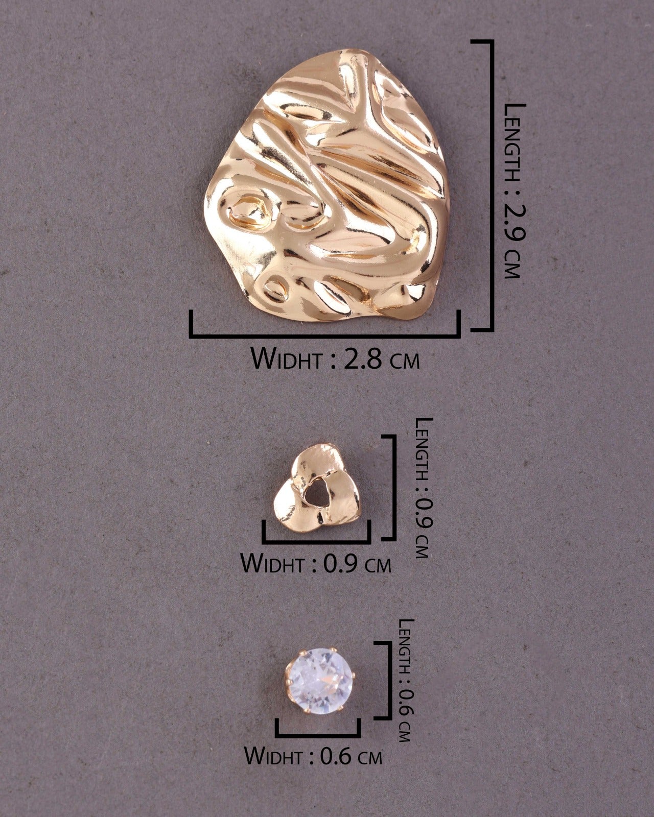 Somin Voguish Earring - Set of 3