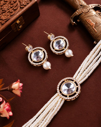 Varsha Necklace with Earring