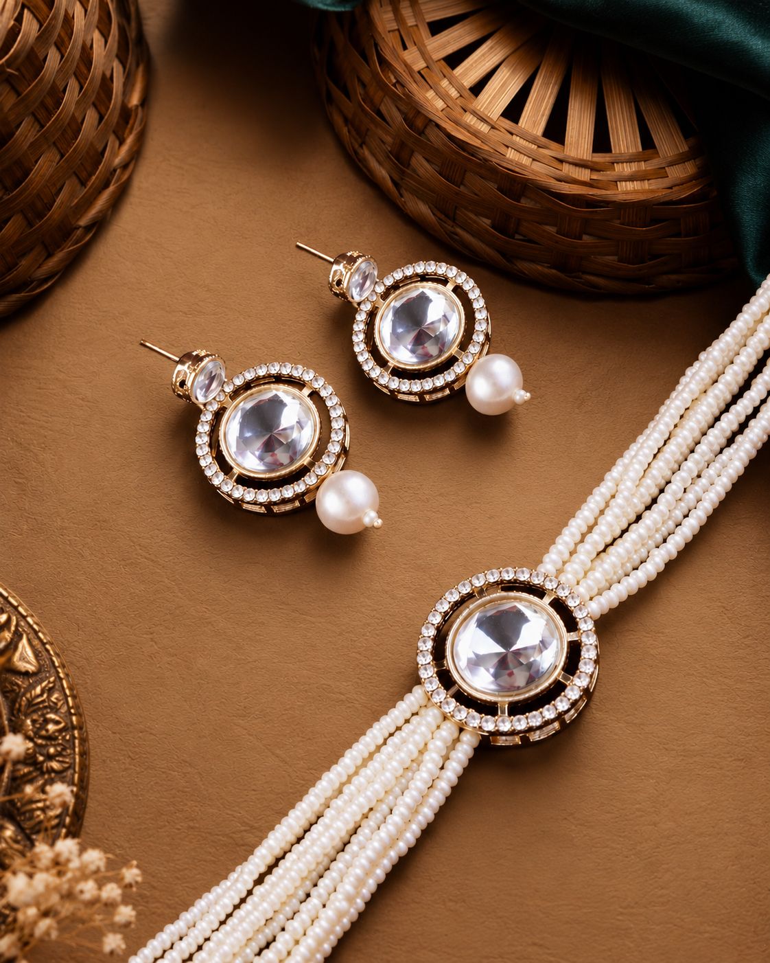 Varsha Necklace with Earring