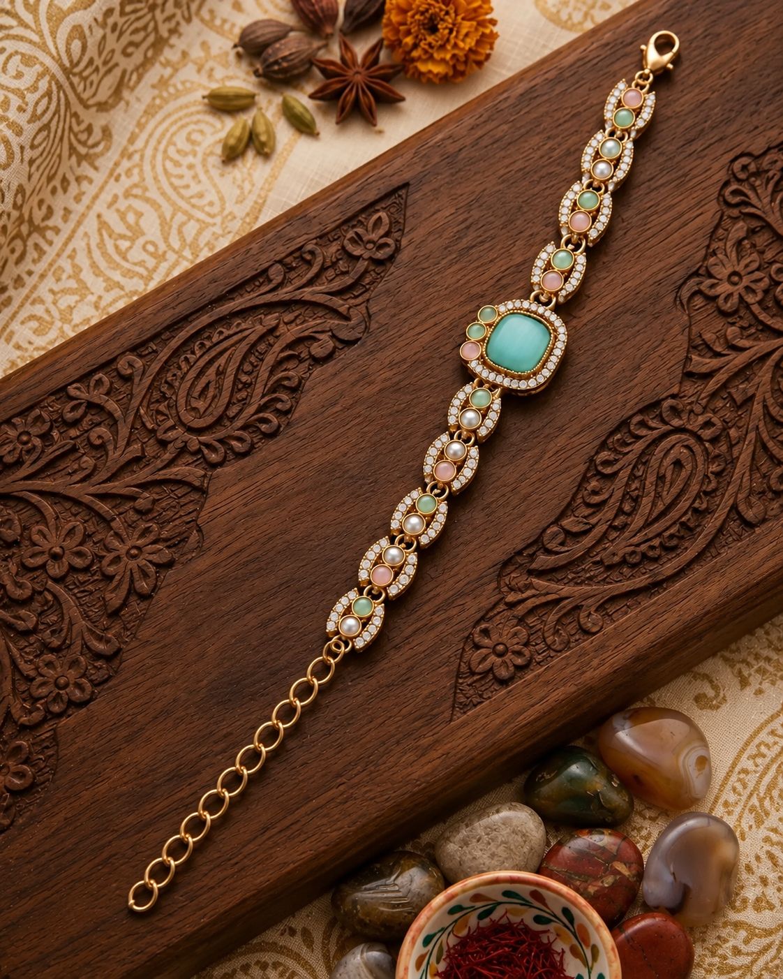 Pastel Pranvika Indo Western Bracelet