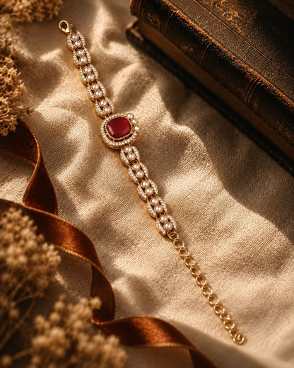 Ruby Pranvika Indo Western Bracelet