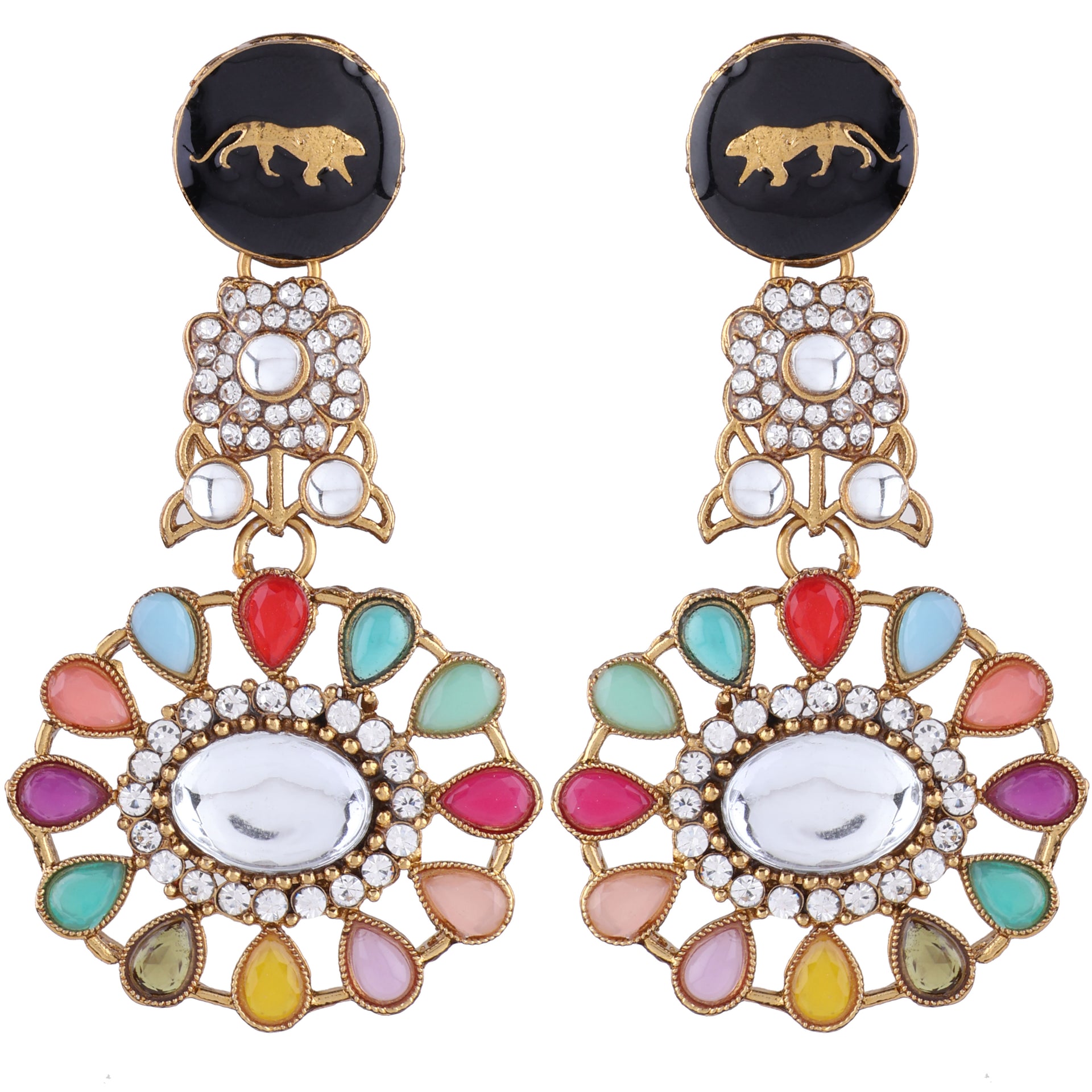 Multi Yashi Designer Earring