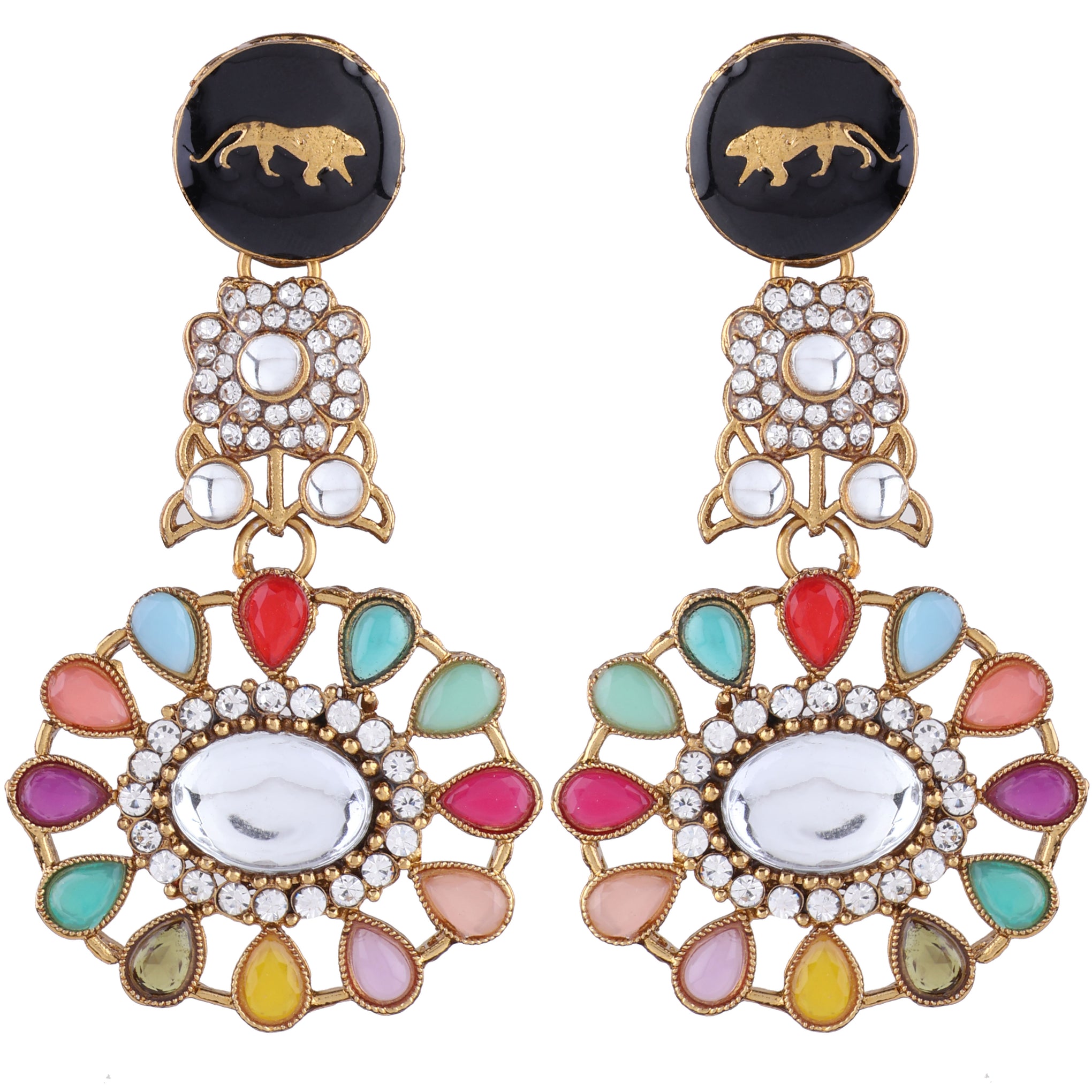 Multi Yashi Designer Earring