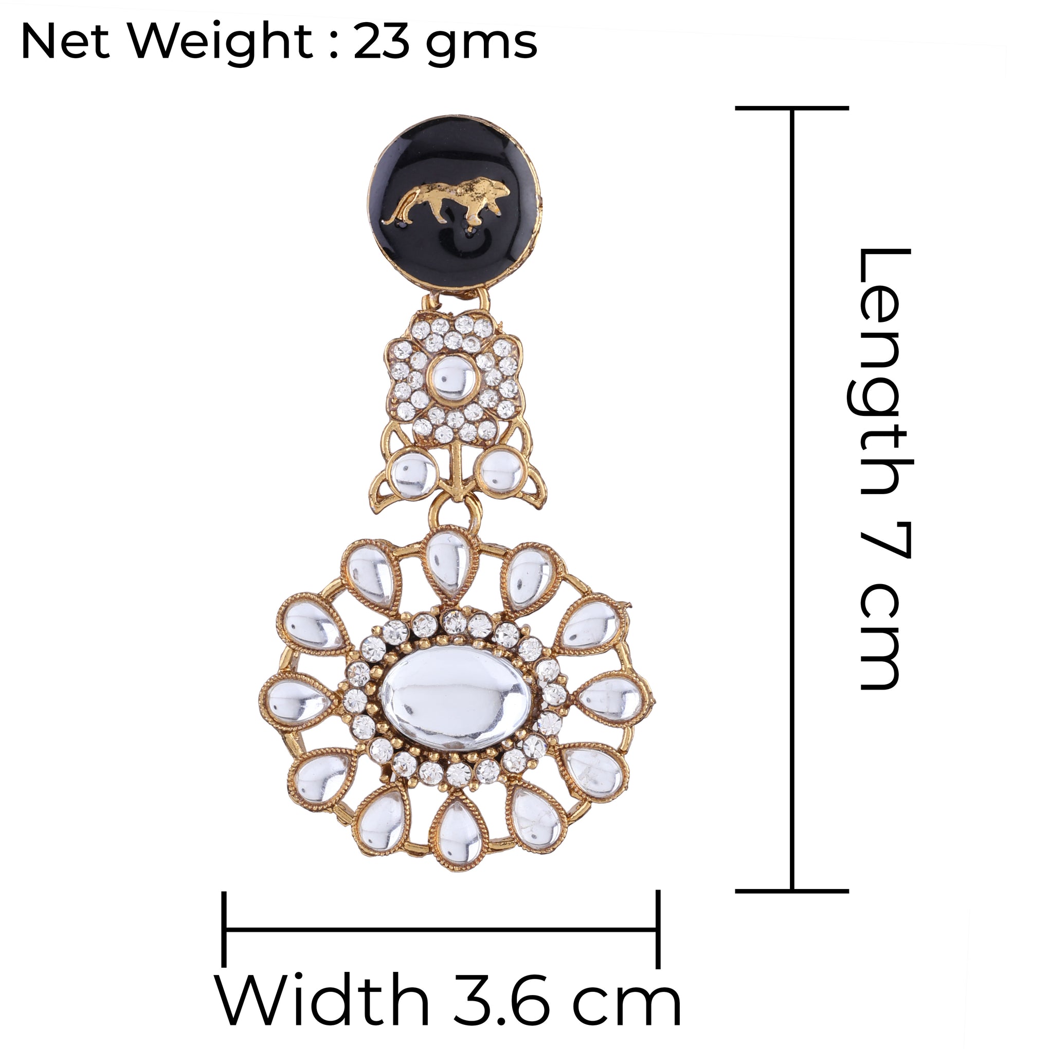 Pearl Yashi Designer Earring