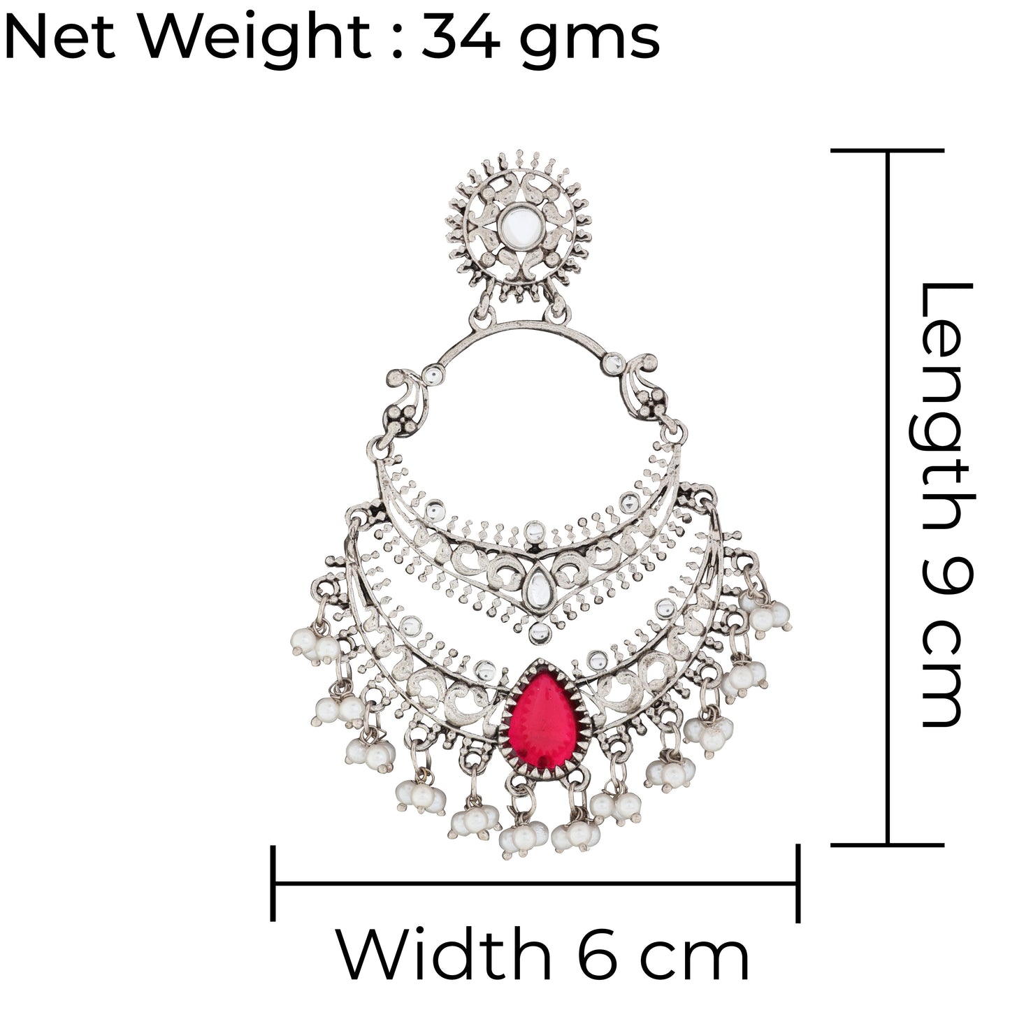 Wine Vahini Boho Earring