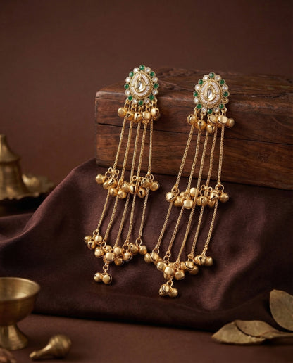 Vikransh Premium Kashmiri Brass Lookalike Ghungroo Earring