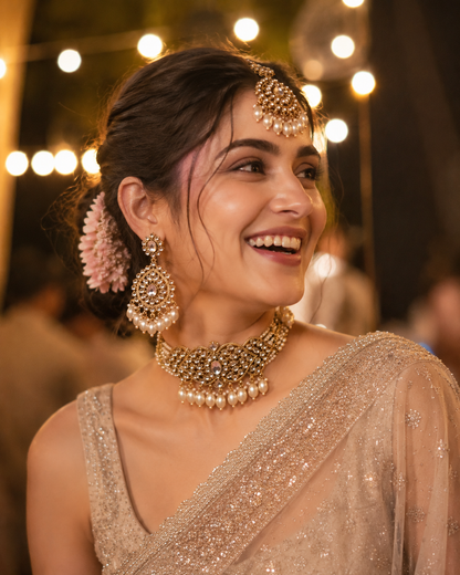 Arhan Necklace Earring with Teeka