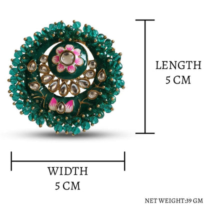 Jade Green Ashu Meena Stud