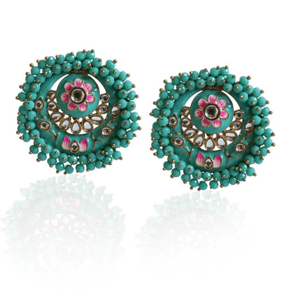 Turquoise Ashu Meena Stud
