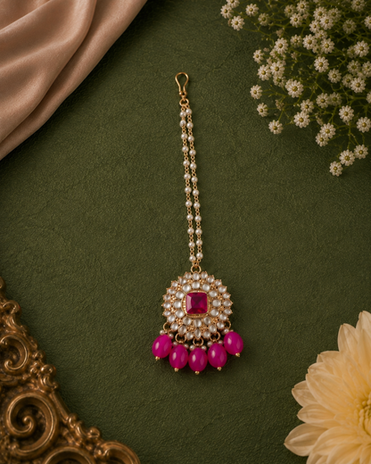 Pink Avreet Mirror Mangteeka