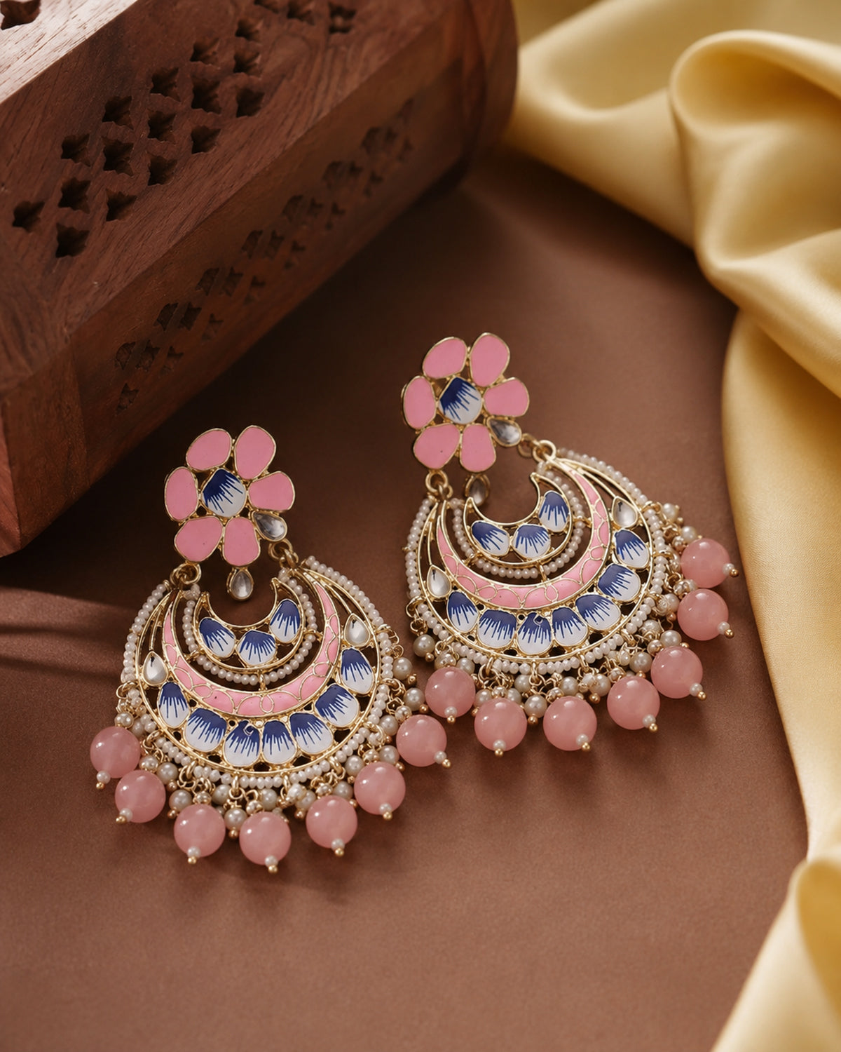 Blush Aparna Chandbali