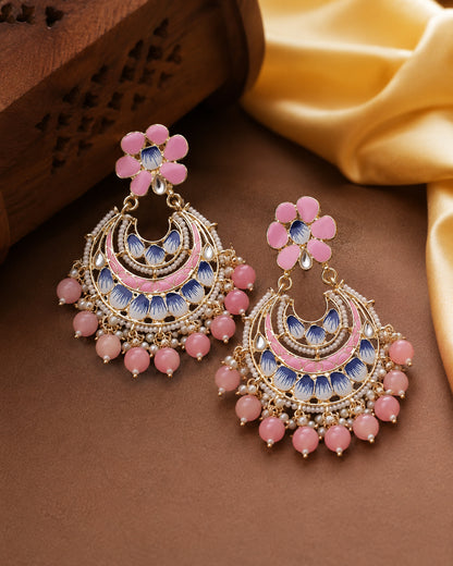 Blush Aparna Chandbali