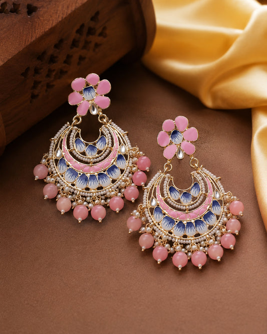 Blush Aparna Chandbali