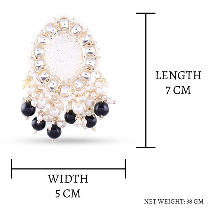 Black Aashna Earring