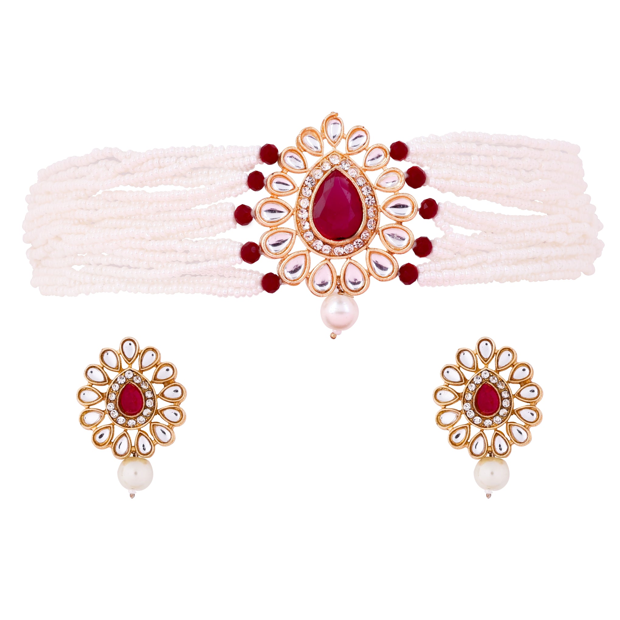 Ruby Chhaya Choker Set