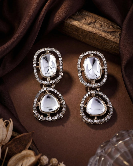 Ruva Polki Dupe Stud