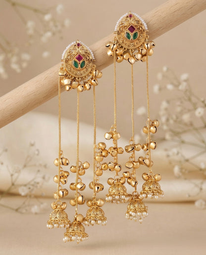 Tanshit Premium Kashmiri Brass Lookalike Earring