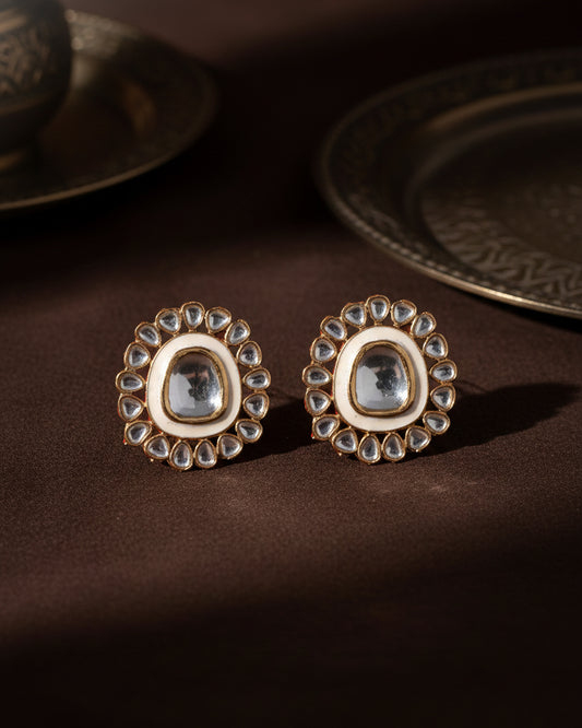 Ivory Dev kundan Stud