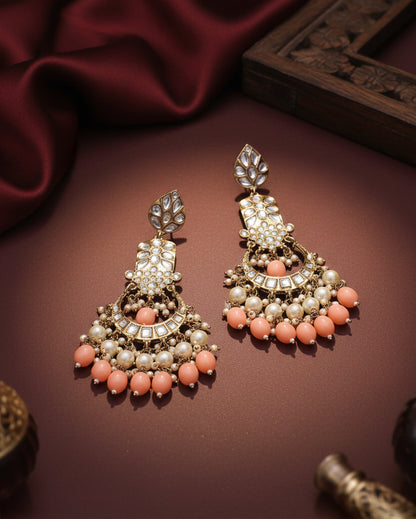 Peach Ravleen Earring