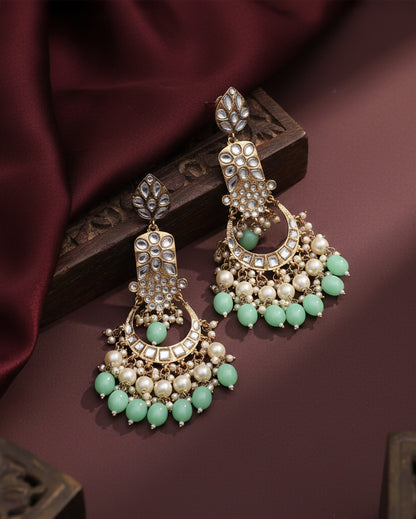 Mint Green Ravleen Earring