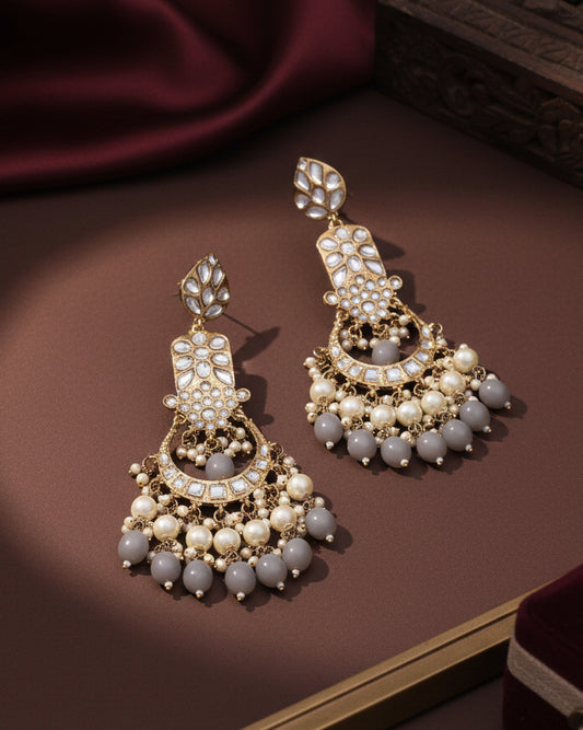 Grey Ravleen Earring