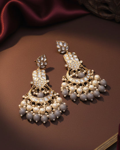 Grey Ravleen Earring