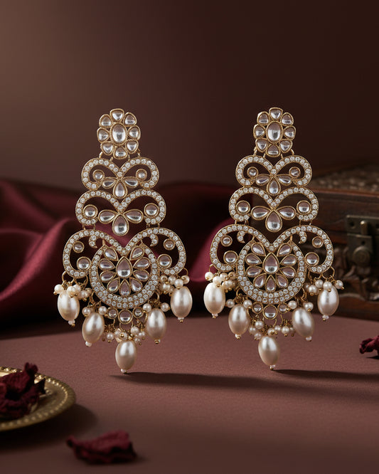 Pearl Zayna Designer Earring