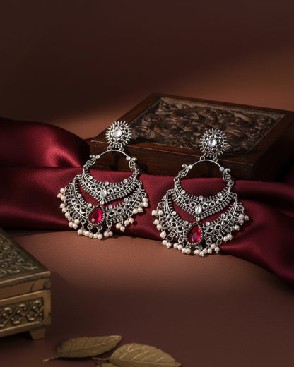 Wine Vahini Boho Earring