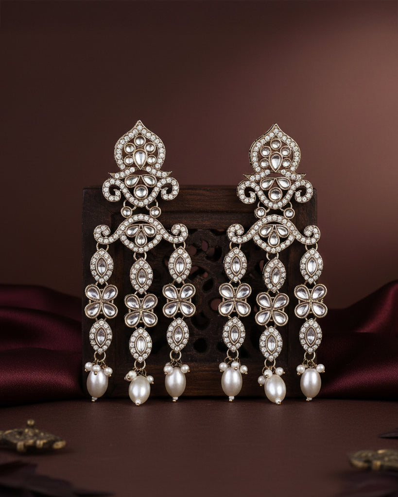 Ishita Pearl Zircone Earring