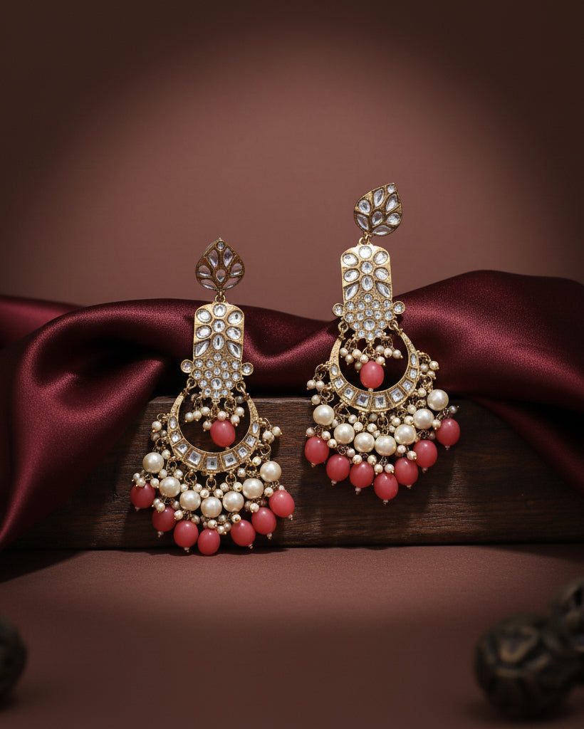 Coral Ravleen Earring