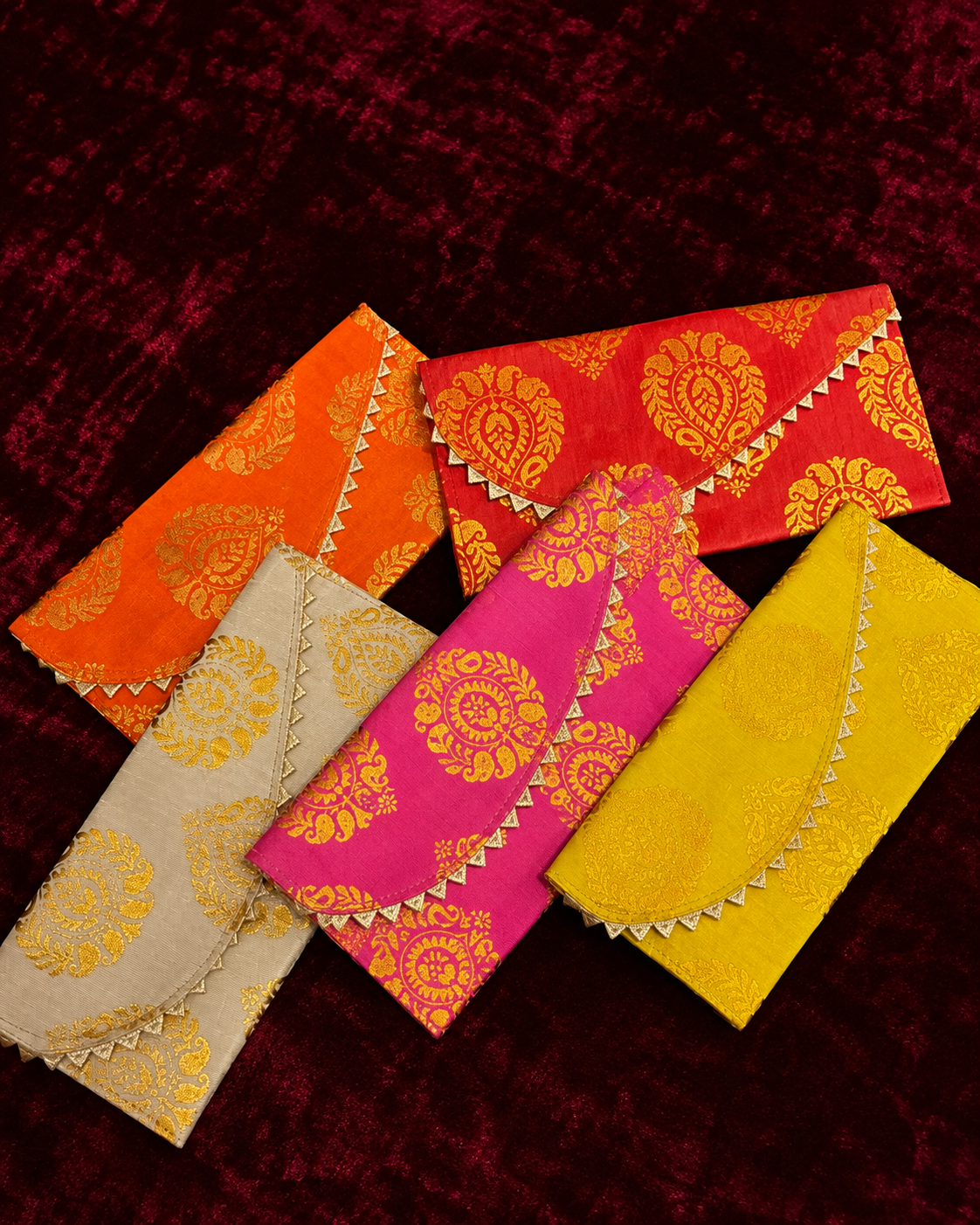 Ethnic Designer Cash Envelope For Shagun - Random