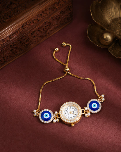 Adaa Evil Eye Bracelet Wrist Watch