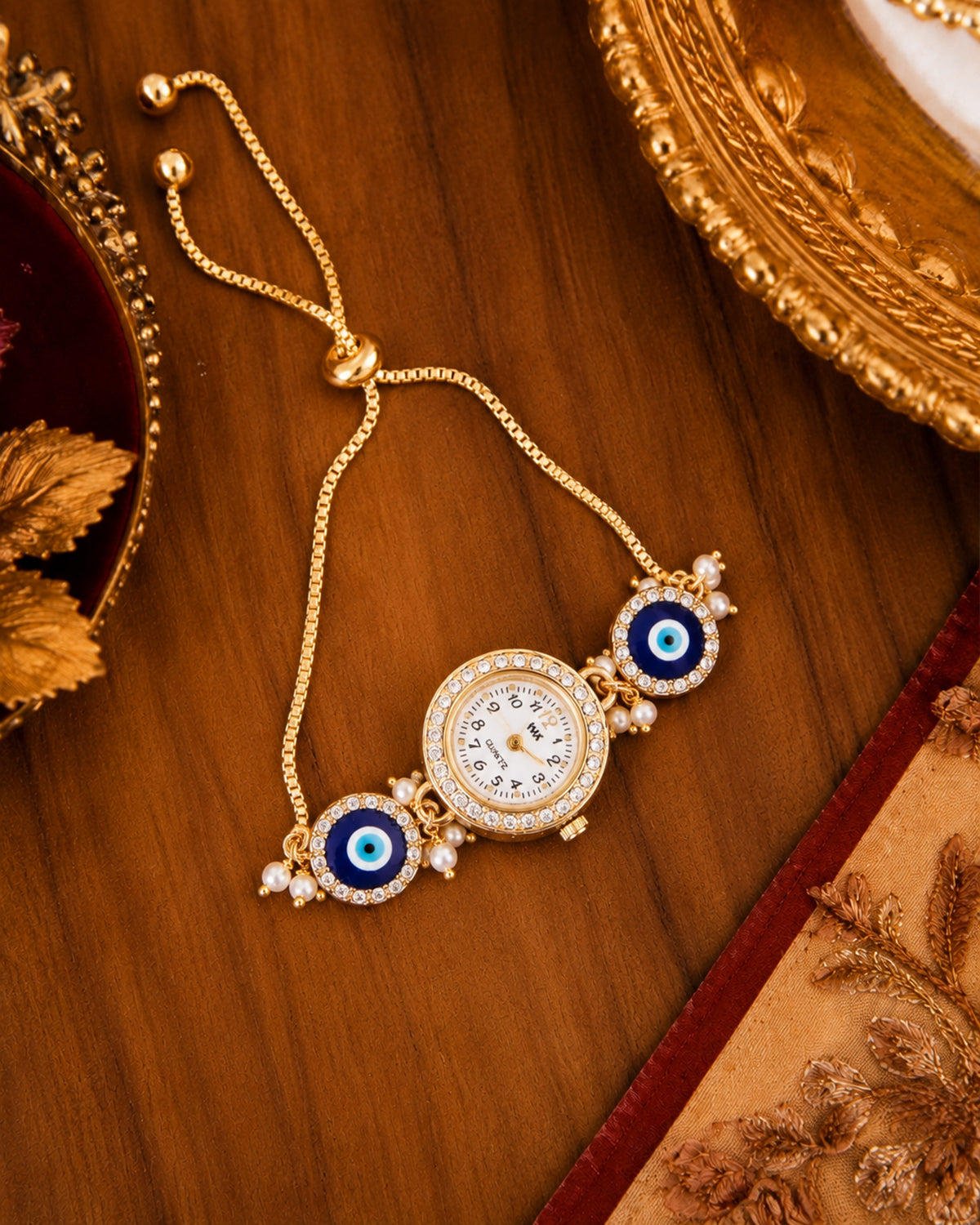 Adaa Evil Eye Bracelet Wrist Watch