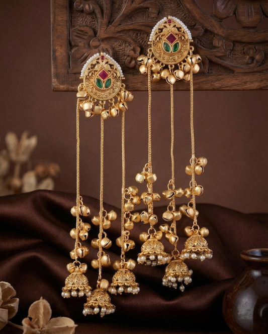 Tanshit Premium Kashmiri Brass Lookalike Earring