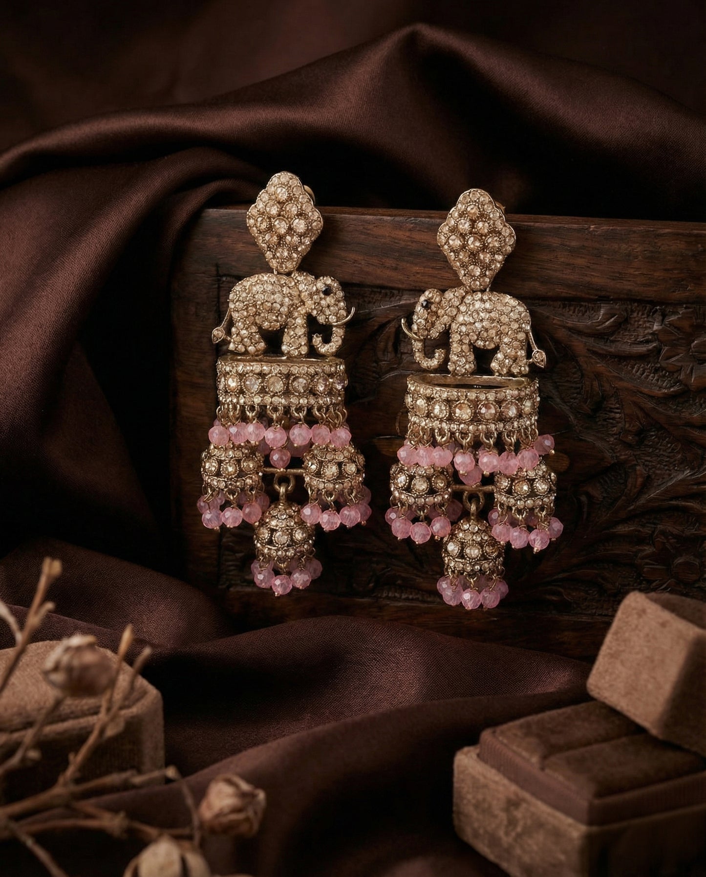 Blush Alveena Premium Designer Statement Earring