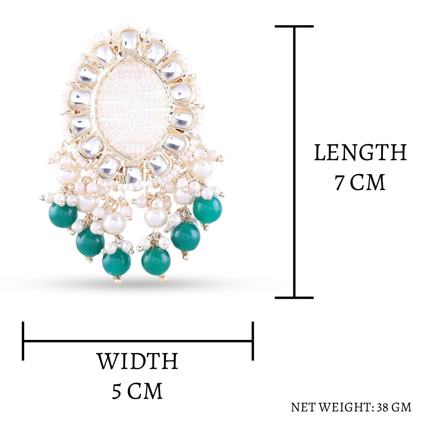 Dark Green Aashna Earring