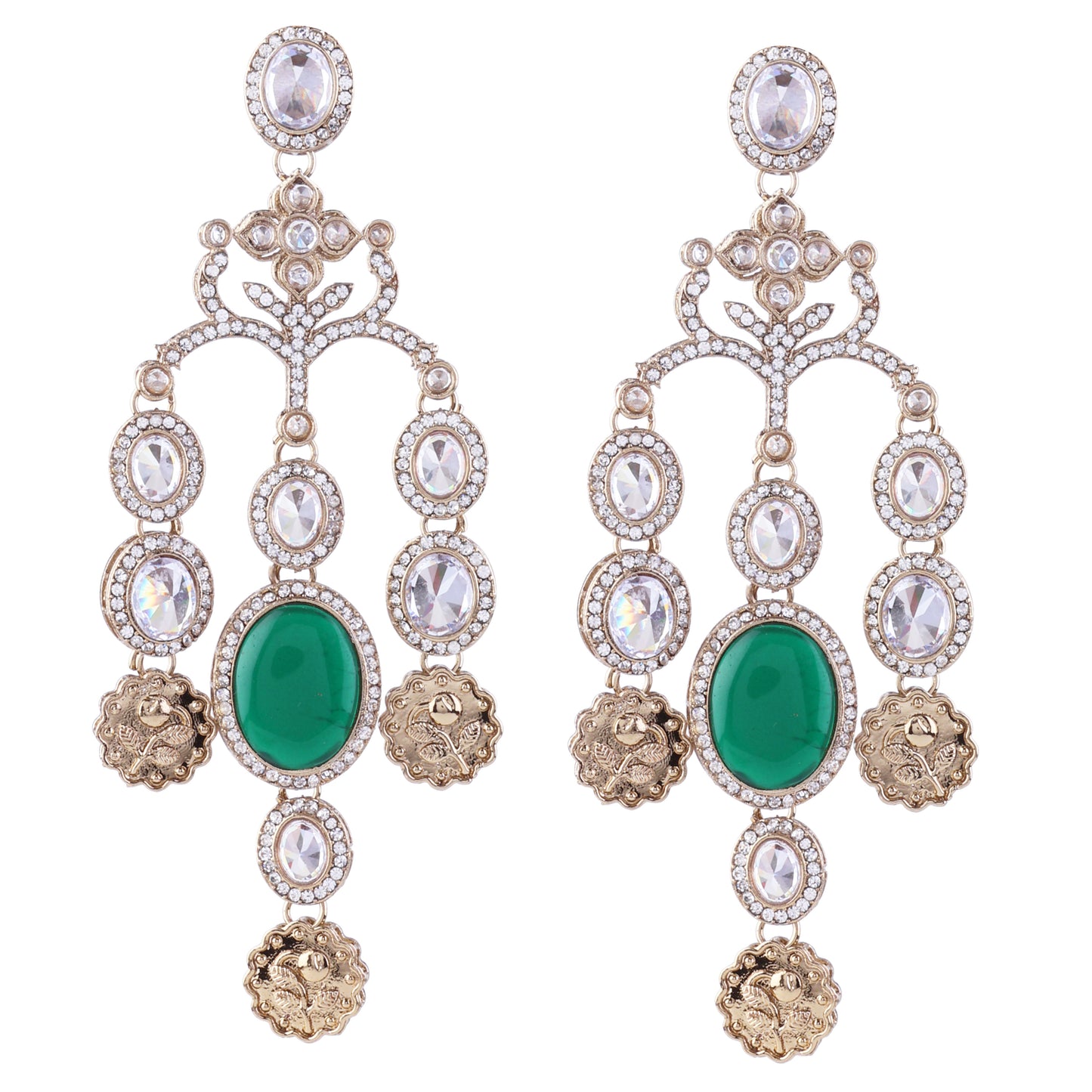 Emerald Kiara Designer Earring