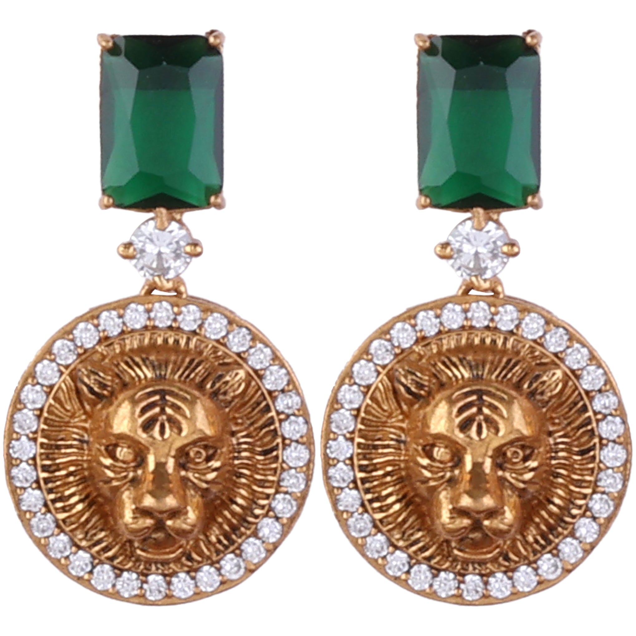 Emerald Shriya Designer Earring