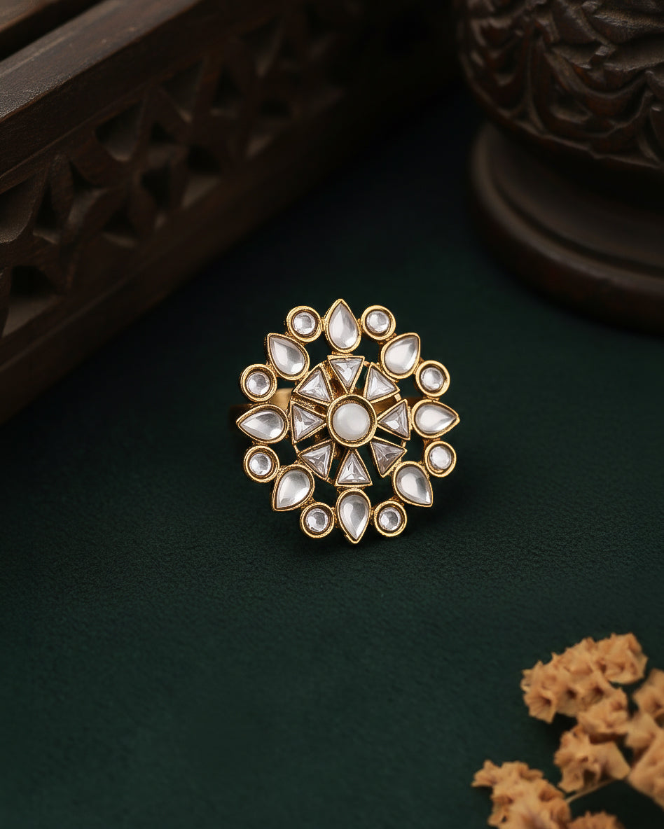 Copper Heer Ethnic Ring