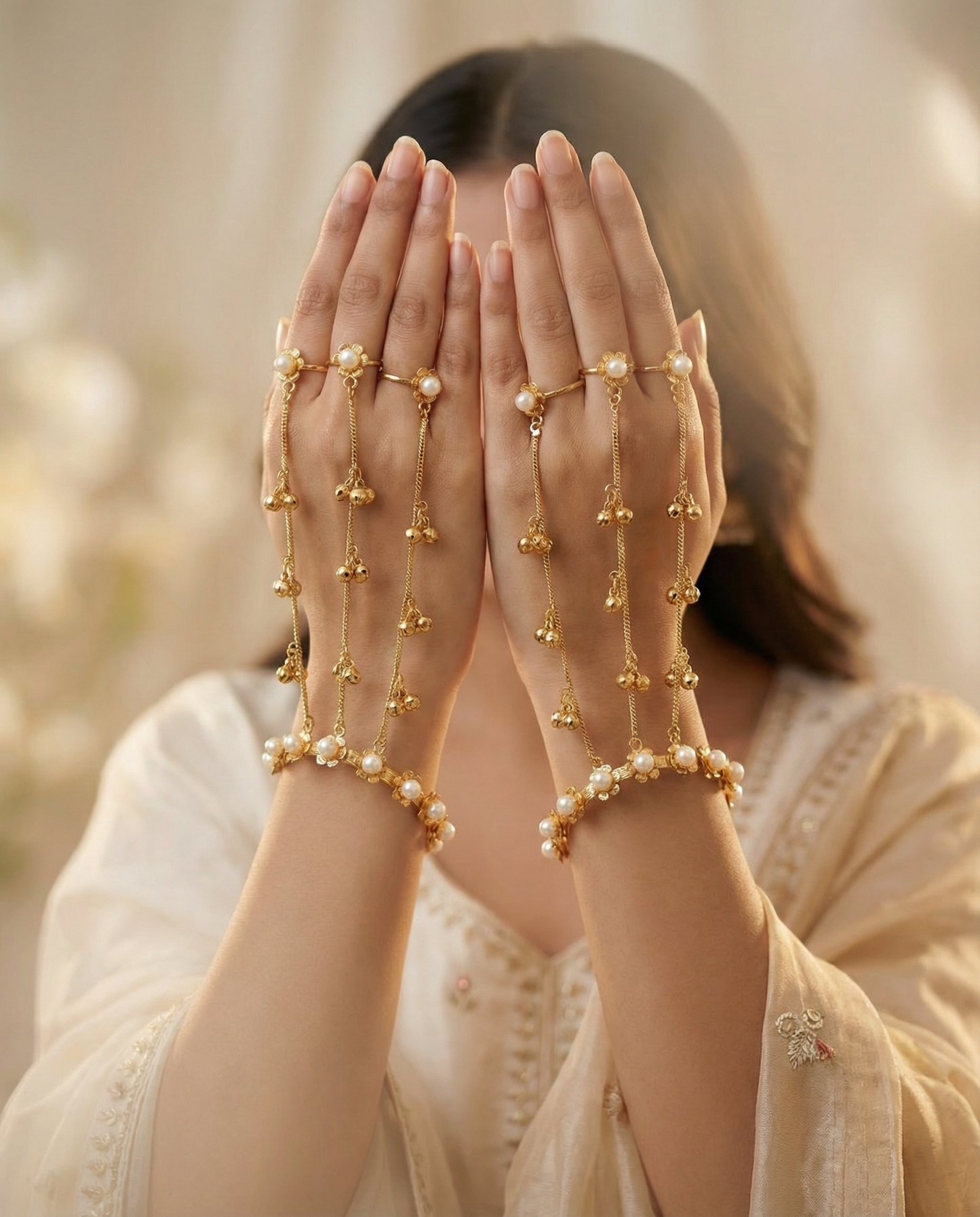 Yashira Brass Lookalike HaathPhool