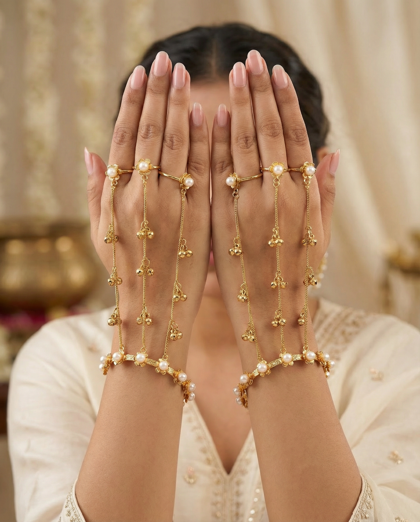 Yashira Brass Lookalike HaathPhool