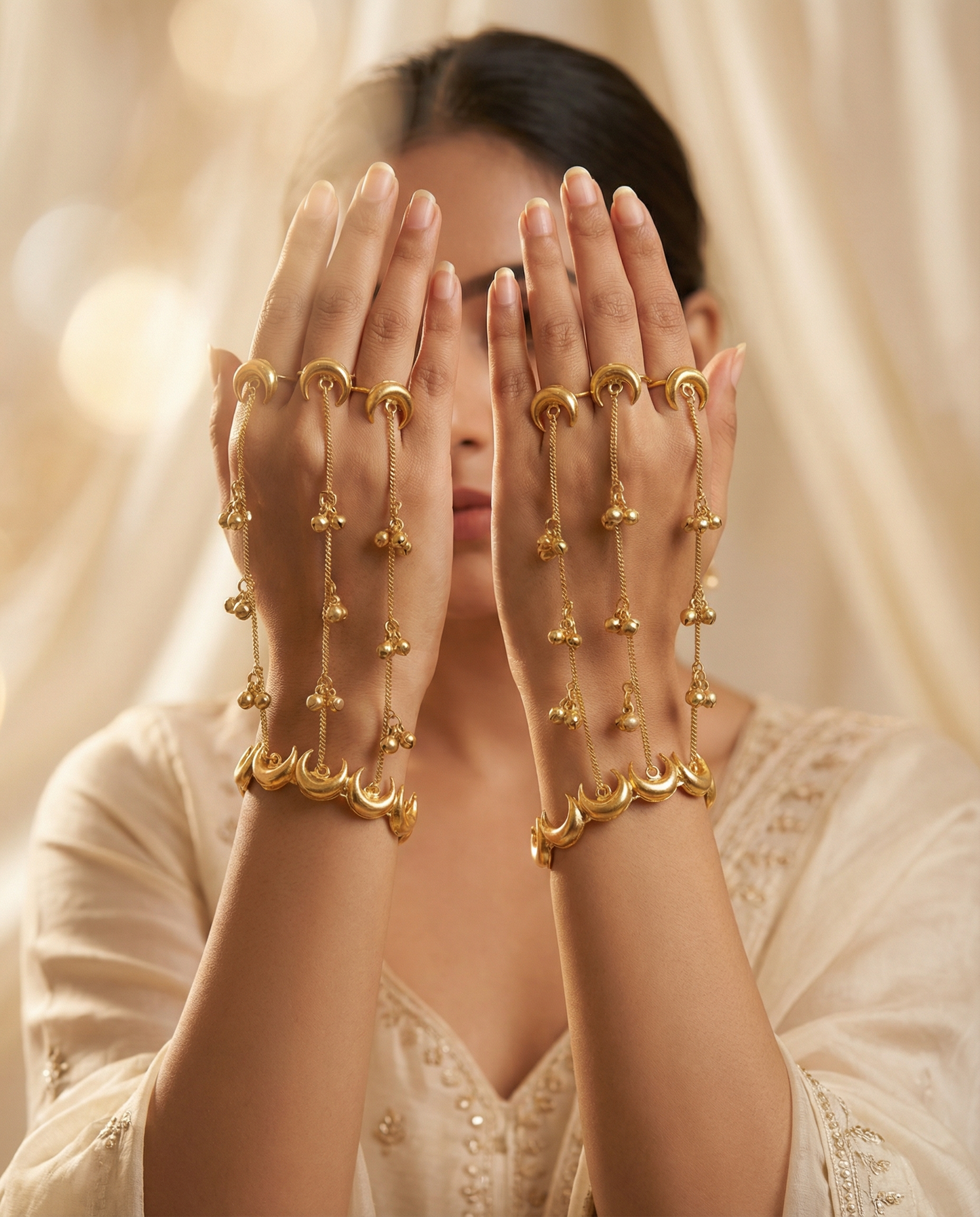 Vanshika Brass Lookalike HaathPhool