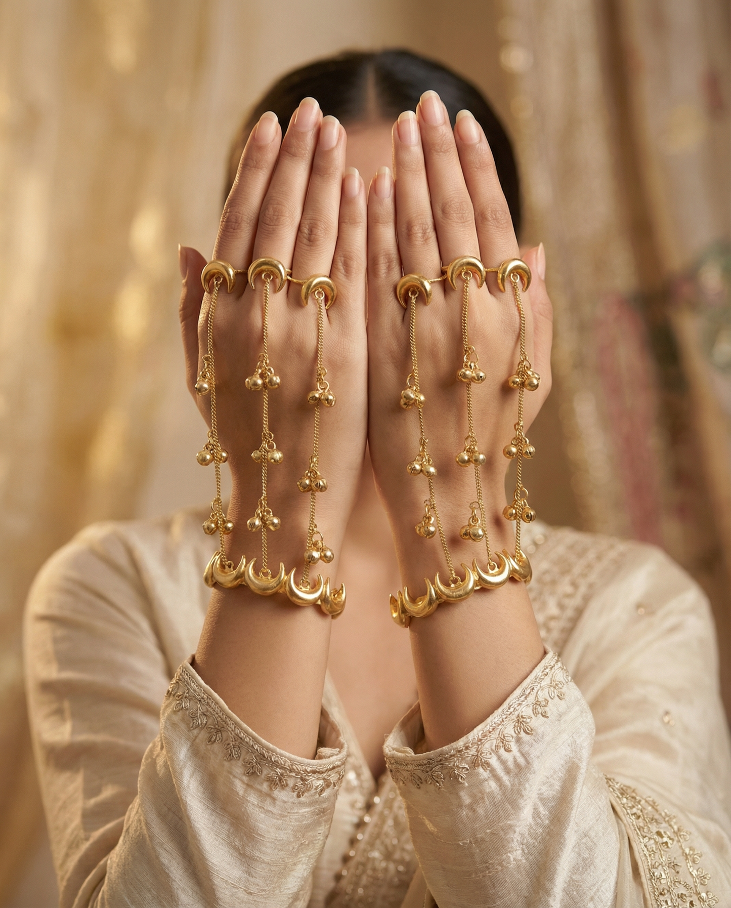 Vanshika Brass Lookalike HaathPhool