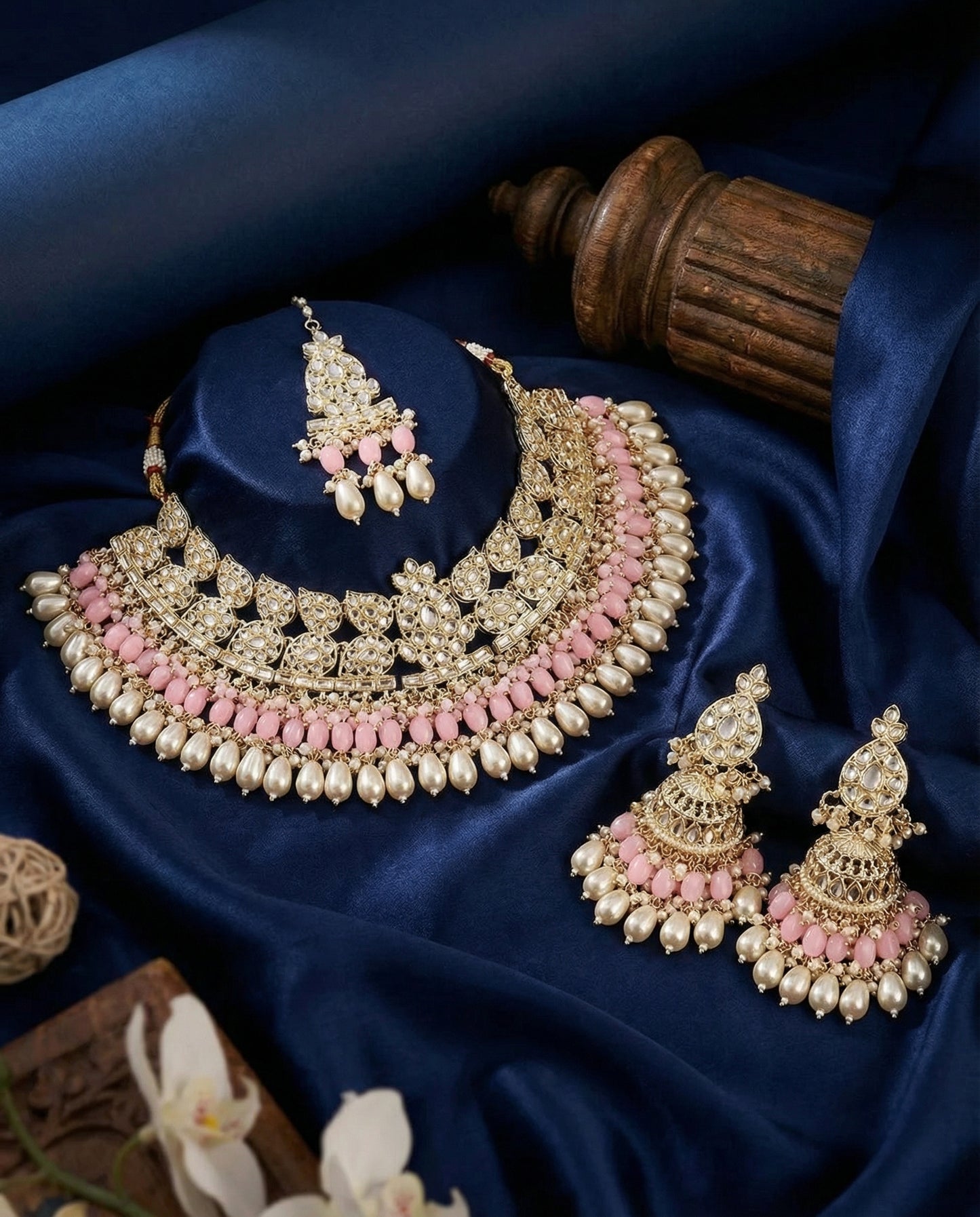 Blush Pink Meera Royal Necklace