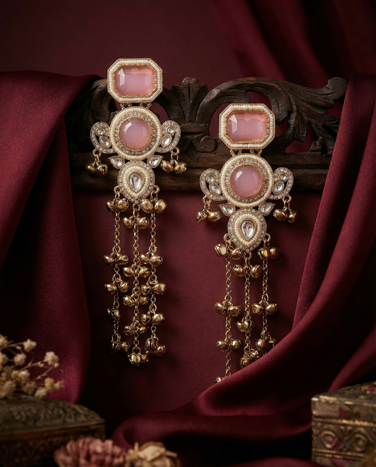 Blush Zavian Kashmiri Look Ghunghru Jhumka Earring