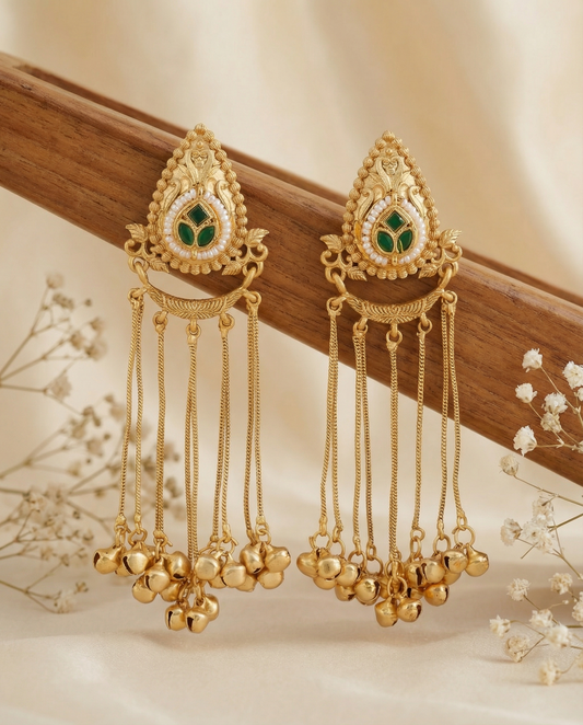Yuvaan Premium Kashmiri Brass Lookalike Earring