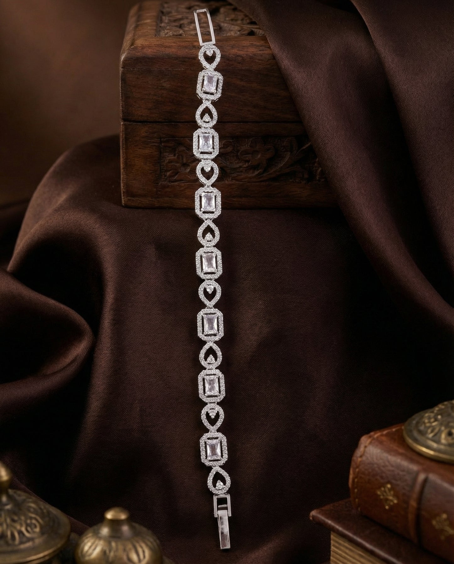 Patrick American Diamond Tennis Bracelet - Openable