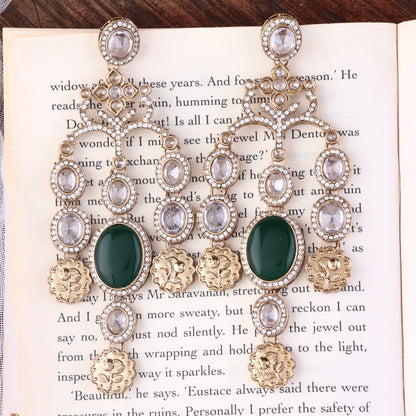 Emerald Kiara Designer Earring
